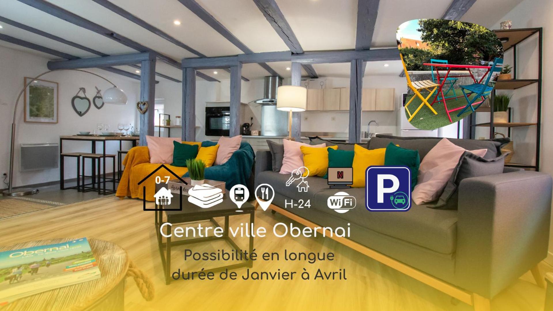 Le Nid Cosy D'Obernai /2Min Centre Ville/Parking Exterior foto
